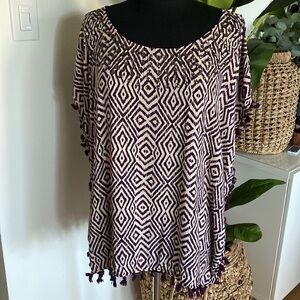 EUC Victoria’s Secret Beach Cover-Up with tassels Sz M